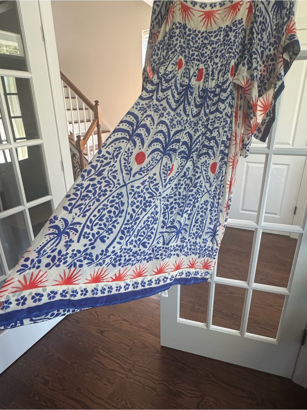 Farm Rio Squareneck Midi Dress - Picture 5 of 10